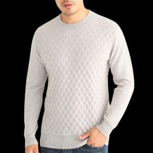 Uldsweater med mønster