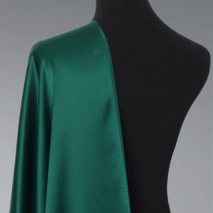 Mørkegrønt silketørklæde